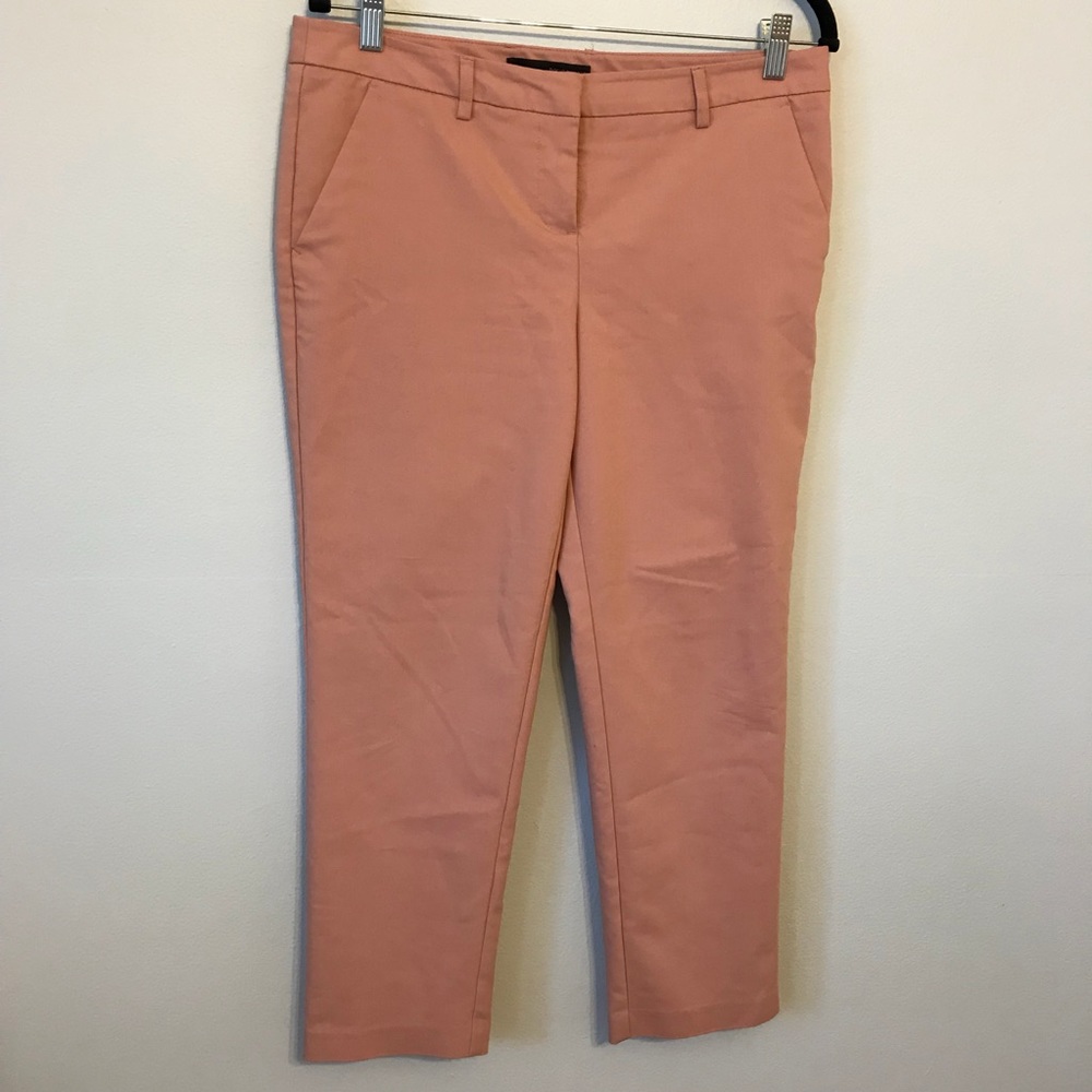 Millennial pink ankle fit cropped pants